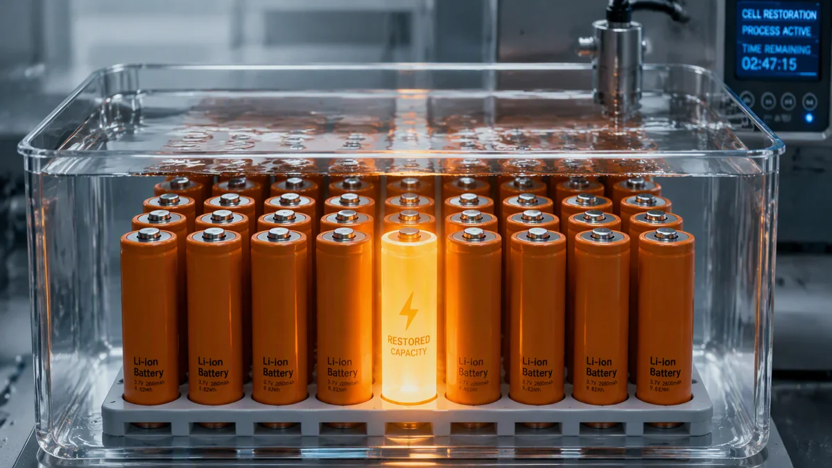 Cornell’s DEER method restores dead lithium-ion batteries to 95% capacity, without shredding them
