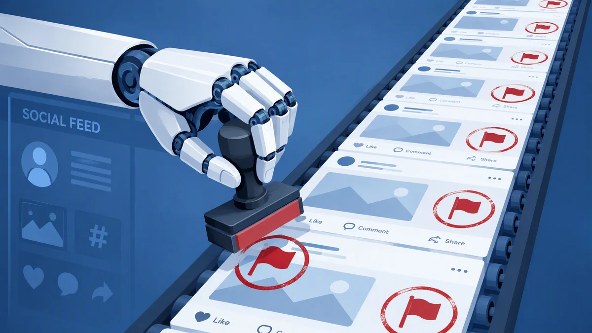 LinkedIn adds a “seems like AI slop” report button as AI-generated posts flood the feed