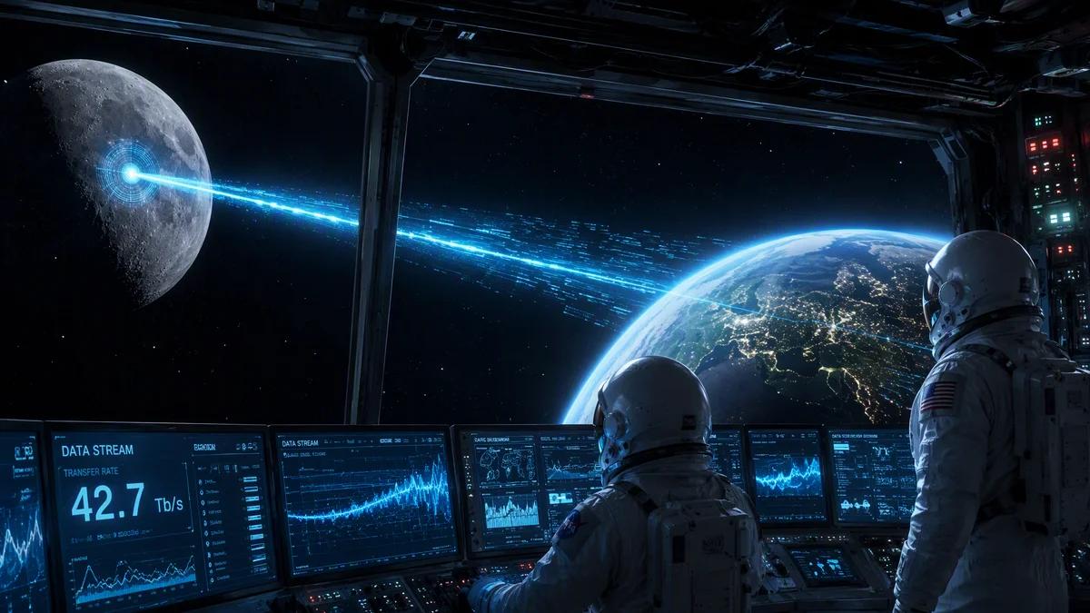 NASA just streamed 4K video from the Moon at 260Mbps, and it changes everything about deep space missions