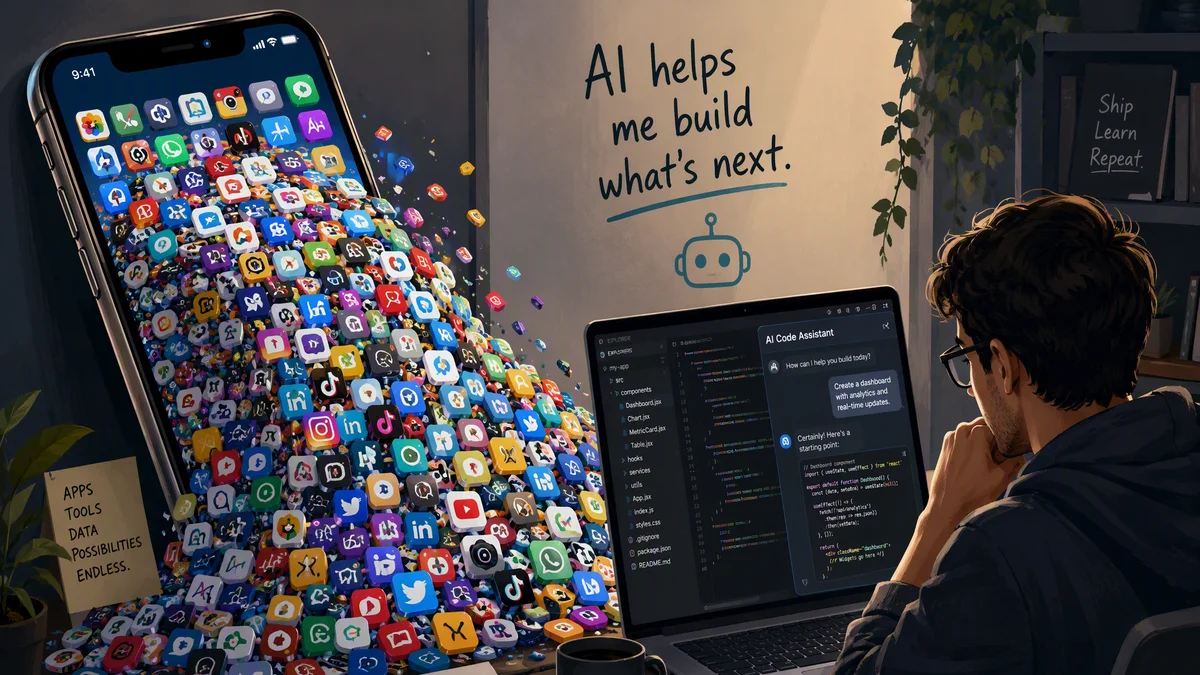 Vibe coding is flooding the App Store: 560,000 new apps in six months, and almost nobody is downloading them