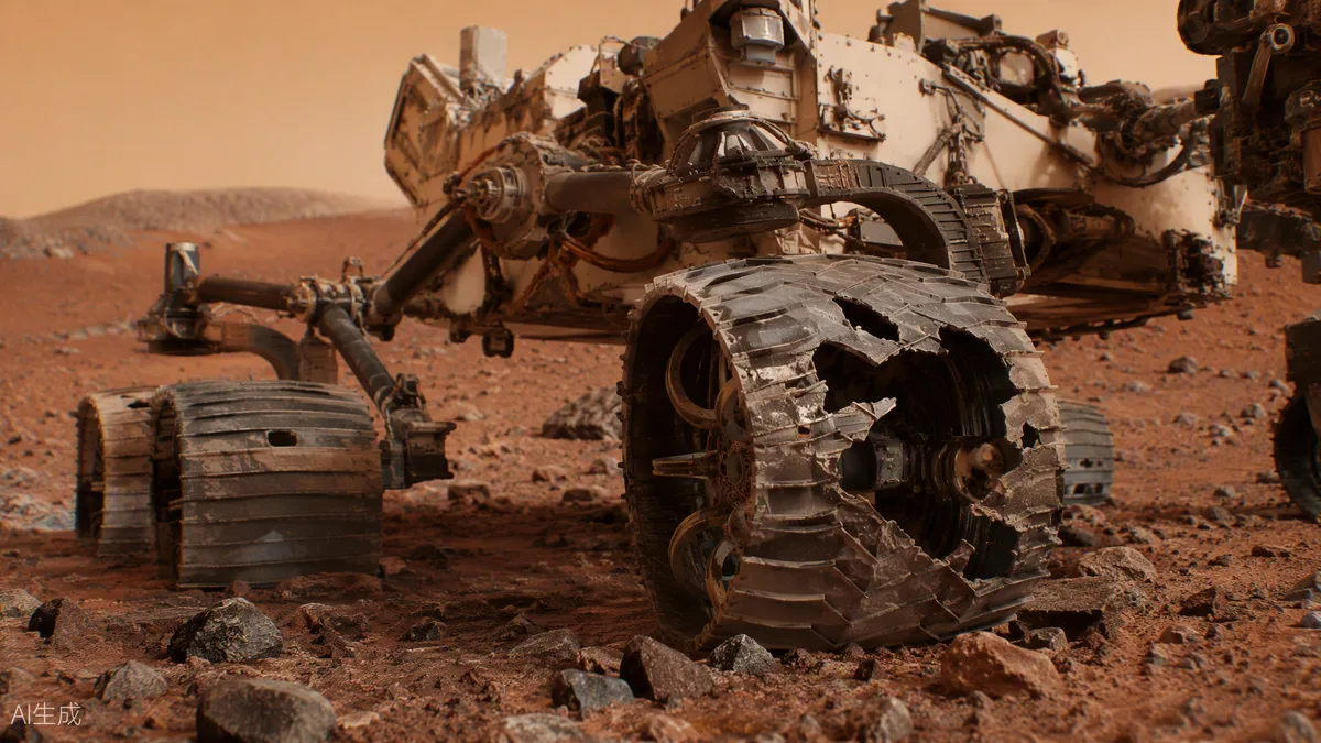 Mars : après 14 ans et 32 kilomètres, les roues de Curiosity montrent des blessures inquiétantes