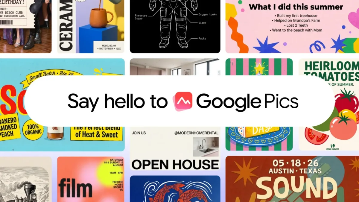 Google Pics Turns Image Design Into a Prompt-First AI Workflow